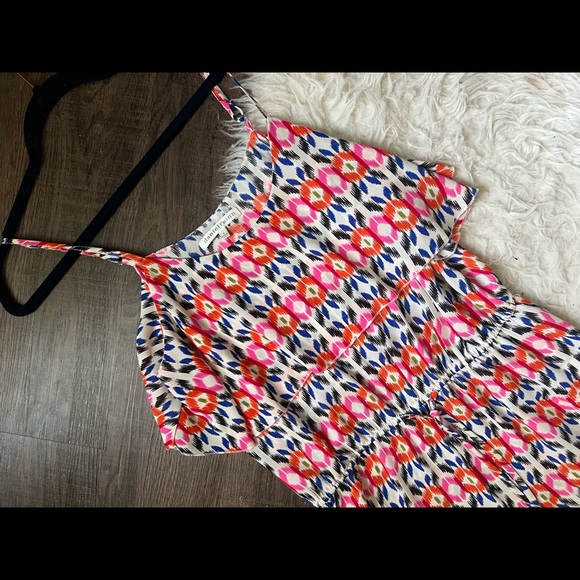 Geometric partnered short romper medium danielrainn colorful summer - Picture 2 of 8
